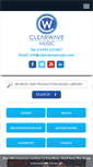 Mobile Screenshot of clearwavemusic.com